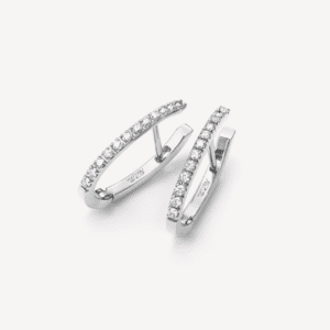 Puzzle Hoop Earrings