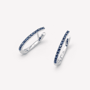 Puzzle Hoop Earrings