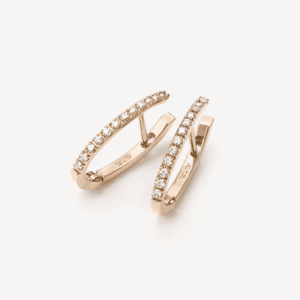 Puzzle Hoop Earrings