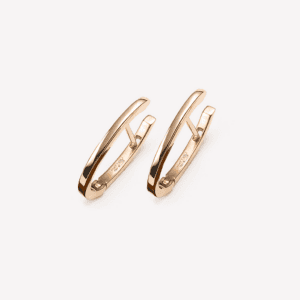 Puzzle Hoop Earrings